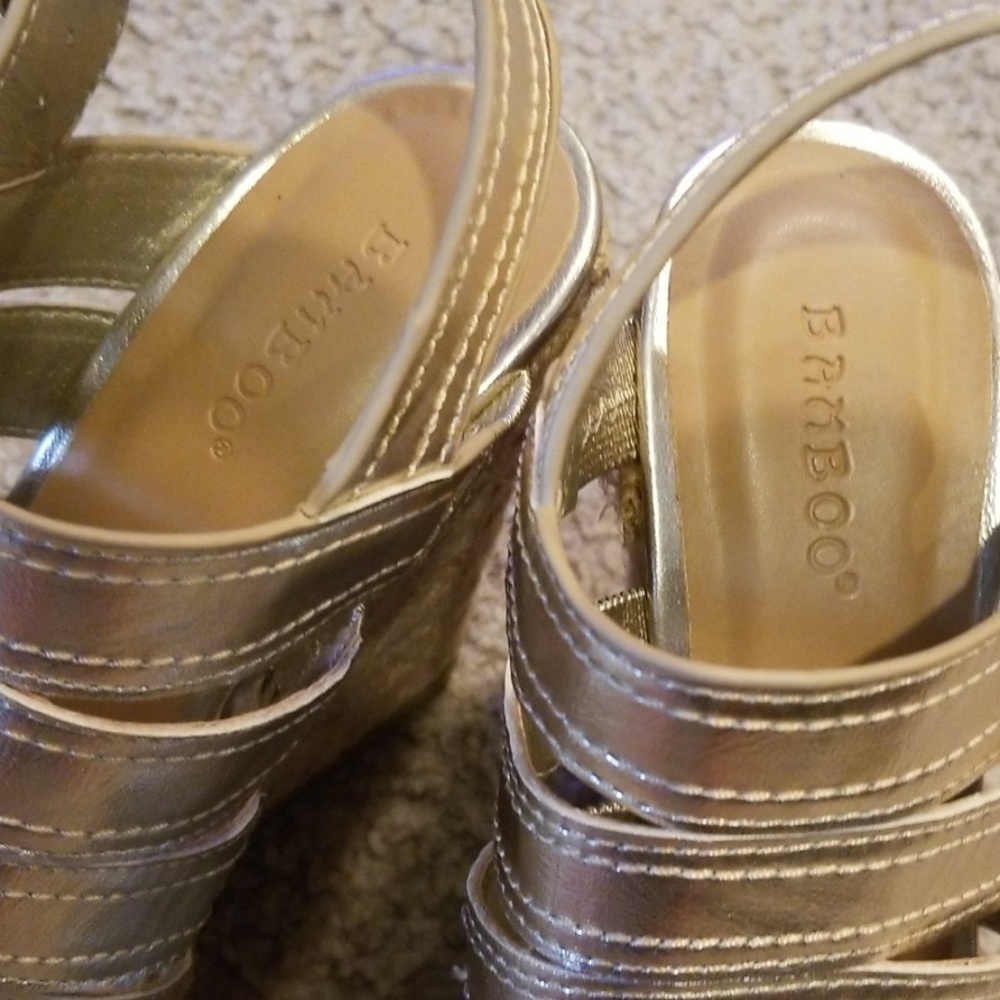 Platform Wedge Sandals - image 4